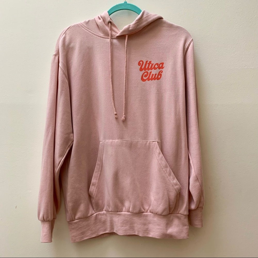 SOLD Utica Club Saranac Brewery Pink Hoodie
